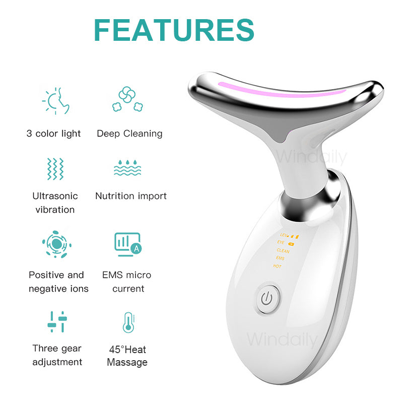 Neck Face Beauty EMS Facial Lifting Device